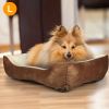 Pet Dog Bed Soft Warm Fleece Puppy Cat Bed Dog Cozy Nest Sofa Bed Cushion Mat For S/M Dog