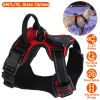 Light Up Dog Harness Rechargeable LED Dog Harness No Pull Lighted Dog Vest with Handle for Small/Medium/Large Dogs
